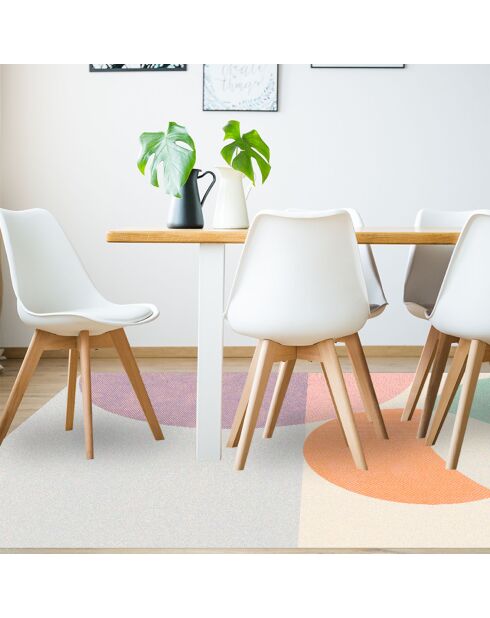 Tapis vinyle Colorado multicolore - 133x200 cm