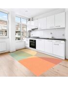 Tapis vinyle Palm Springs multicolore - 133x200 cm