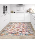 Tapis vinyle Fez multicolore - 133x200 cm