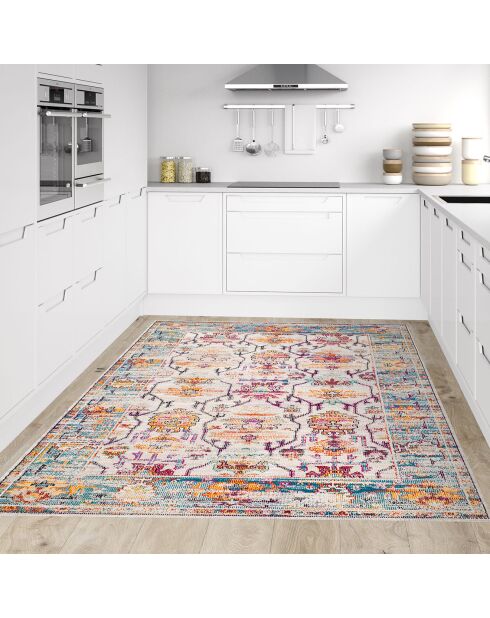 Tapis vinyle Fez multicolore - 133x200 cm