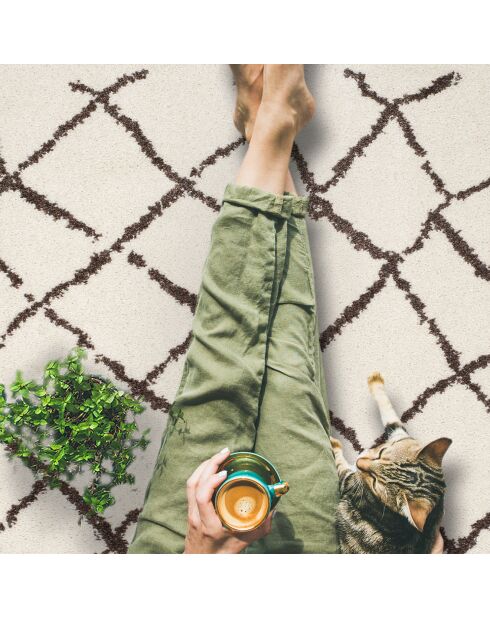 Tapis vinyle Zoraida multicolore - 133x200 cm