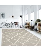 Tapis vinyle Zoraida gris - 133x200 cm