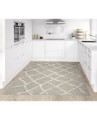 Tapis vinyle Zoraida gris - 133x200 cm