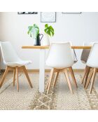 Tapis vinyle Marrakech beige - 133x200 cm