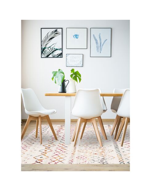Tapis vinyle Zaira multicolore - 133x200 cm
