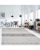 Tapis vinyle Marrakech gris - 160x240 cm