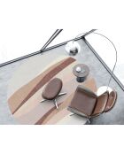 Tapis vinyle Kamikochi multicolore - D.200 cm