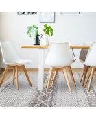 Tapis vinyle Marrakech gris - 200x266 cm