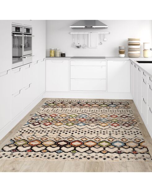 Tapis vinyle Jamil multicolore - 200x300 cm