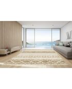 Tapis vinyle Marrakech beige - 200x300 cm