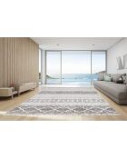 Tapis vinyle Marrakech gris - 200x300 cm