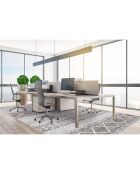 Tapis vinyle Marrakech gris - 200x300 cm