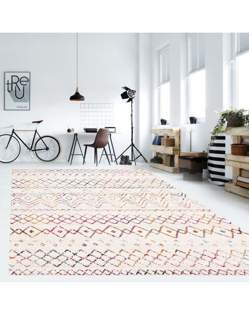 Tapis vinyle Zaira multicolore - 200x300 cm
