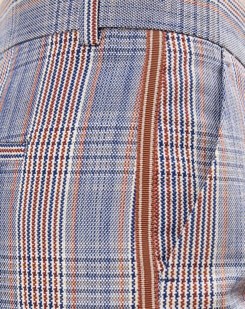 Pantalon Palaos imprimé gris/bleu