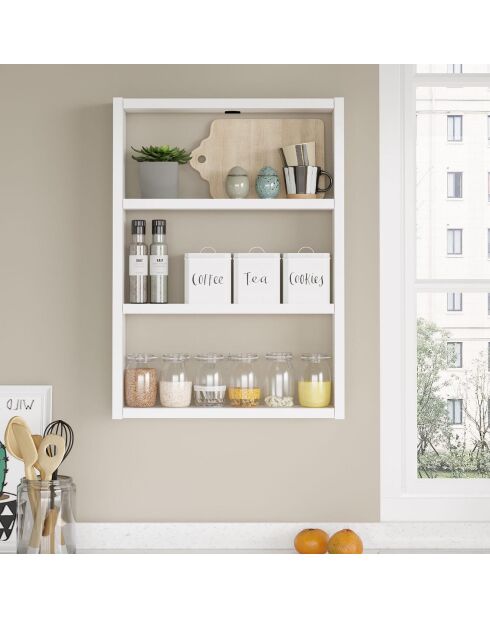 Etagère murale PR1 blanche - 43.2x60x9 cm