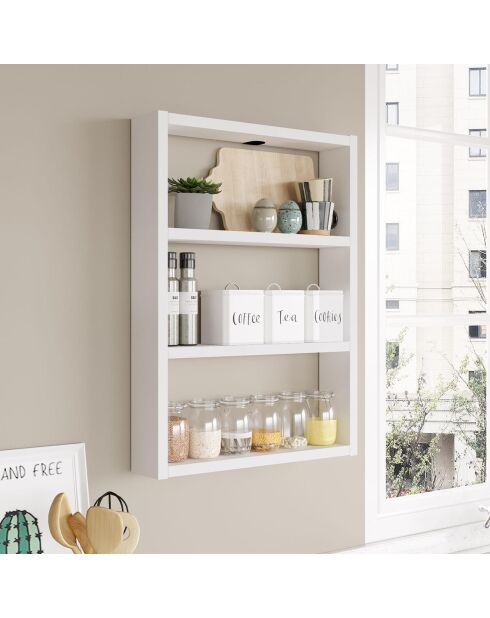 Etagère murale PR1 blanche - 43.2x60x9 cm