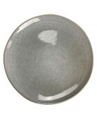 Set de vajilla de porcelana Zao gris - 18 piezas