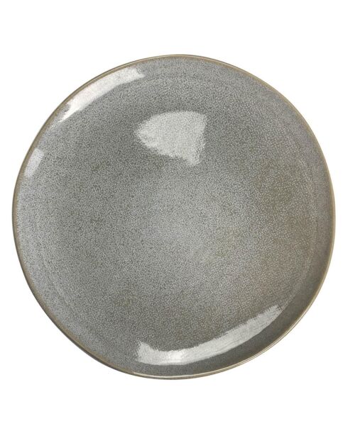 Set de vajilla de porcelana Zao gris - 18 piezas