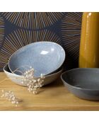 Set de vajilla de porcelana Zao gris - 18 piezas