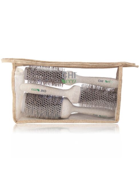 Kit de brosses CHI ECO marron