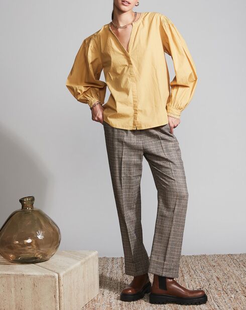 Aramis zonnebloem groot hemd