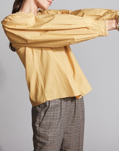 Aramis zonnebloem groot hemd