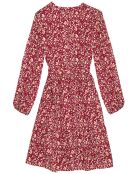 Robe Courte à fleurs framboise