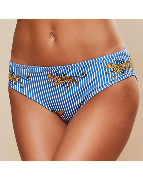 Pantalones de baño con estampado azul Alice