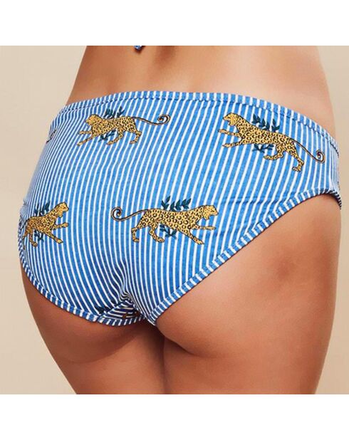 Pantalones de baño con estampado azul Alice