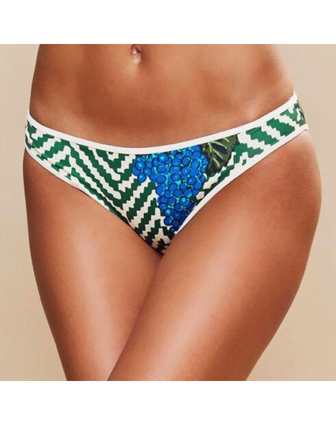 Pantalones de baño Alice con estampado verde/azul