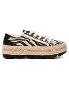 Sneakers Talia noir/nude/beige - Talon 5 cm