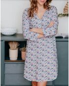 Robe 100% Coton Louise multicolore