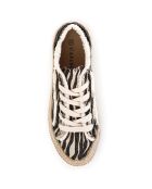 Sneakers Talia noir/nude/beige - Talon 5 cm