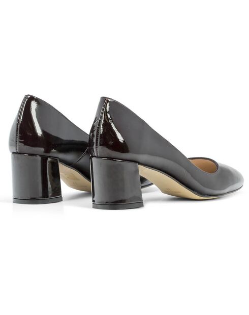 Olivia Pumps aus schwarzem Lackleder - 6 cm Absatz