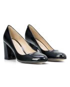 Olivia Pumps aus schwarzem Lackleder - 6 cm Absatz