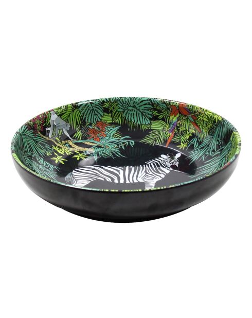 Piatto fondo Jungle multicolore - D.20 cm