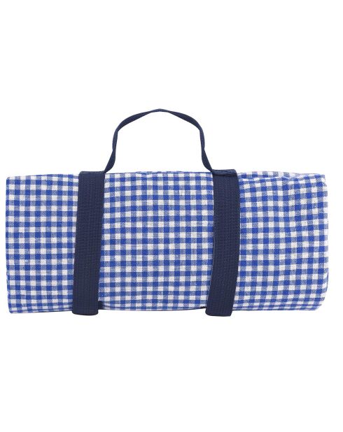 Nappe XL vichy bleue - 280x140 cm