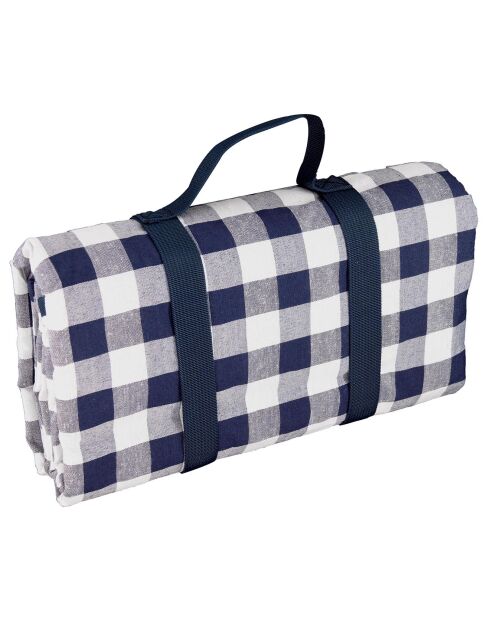 Nappe XL grands carreaux bleu/blanc - 280x140 cm