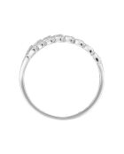 Bague Feuillage Lumineux Diamants 0.1 ct Or Blanc
