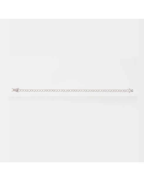 Bracelet Rivière 3 Carats Diamants 3 cts or blanc