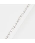 Bracelet Rivière 3 Carats Diamants 3 cts or blanc