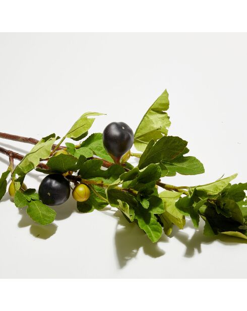 2 Branches artificielles Fig bordeaux - 74 cm