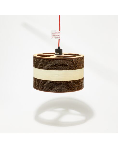 Suspension Piana marron - D.30xH.24 cm