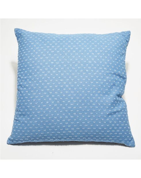 Coussin Denis bleu - 60x60 cm