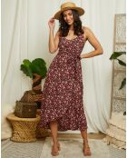 Robe Lune noir/rouge