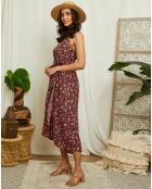 Robe Lune noir/rouge