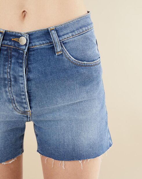 Short en jean Babe bleu