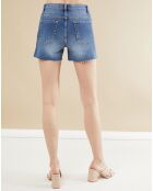 Short en jean Babe bleu