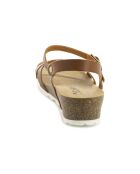 Sandales Napier marron/blanc