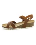 Sandales Napier marron/blanc